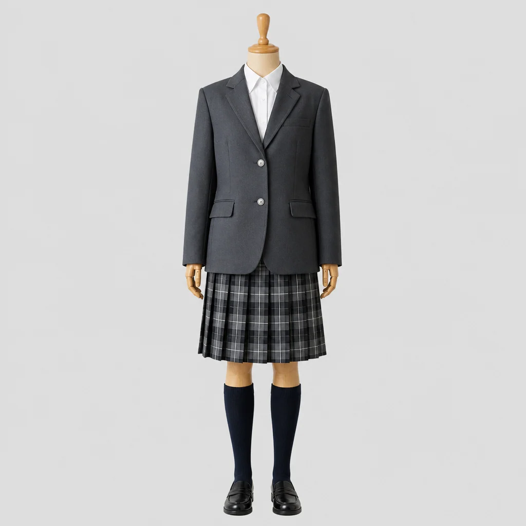 戸山高校の女子の制服のイメージ