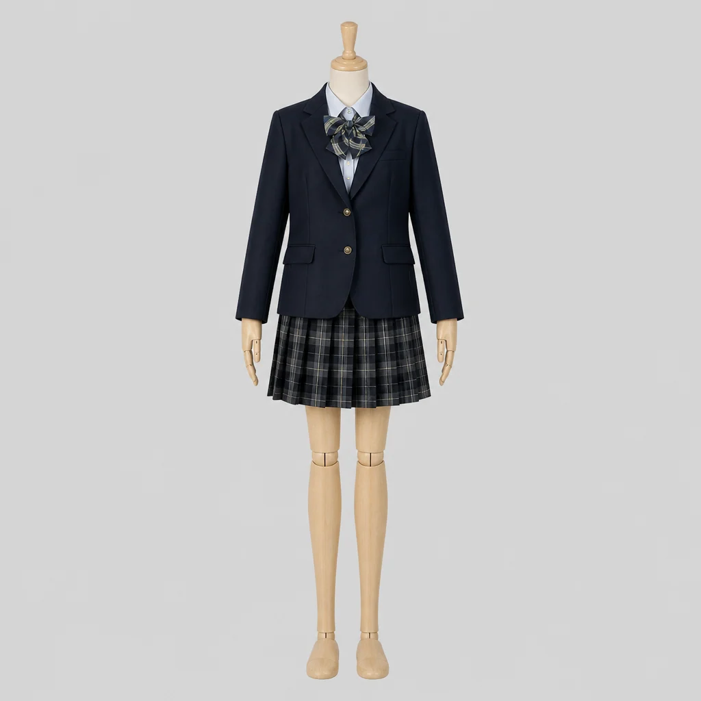 目黒高校の女子の制服のイメージ