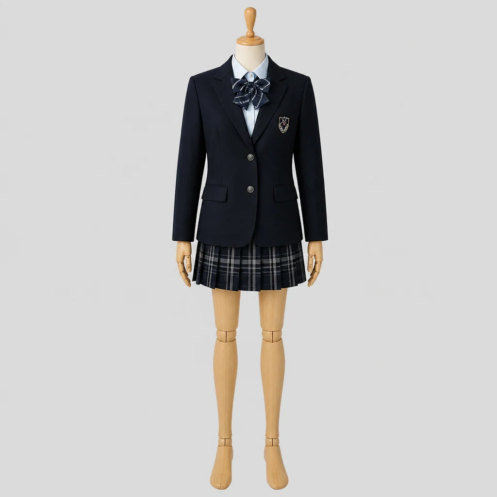 新宿高校の女子の制服のイメージ