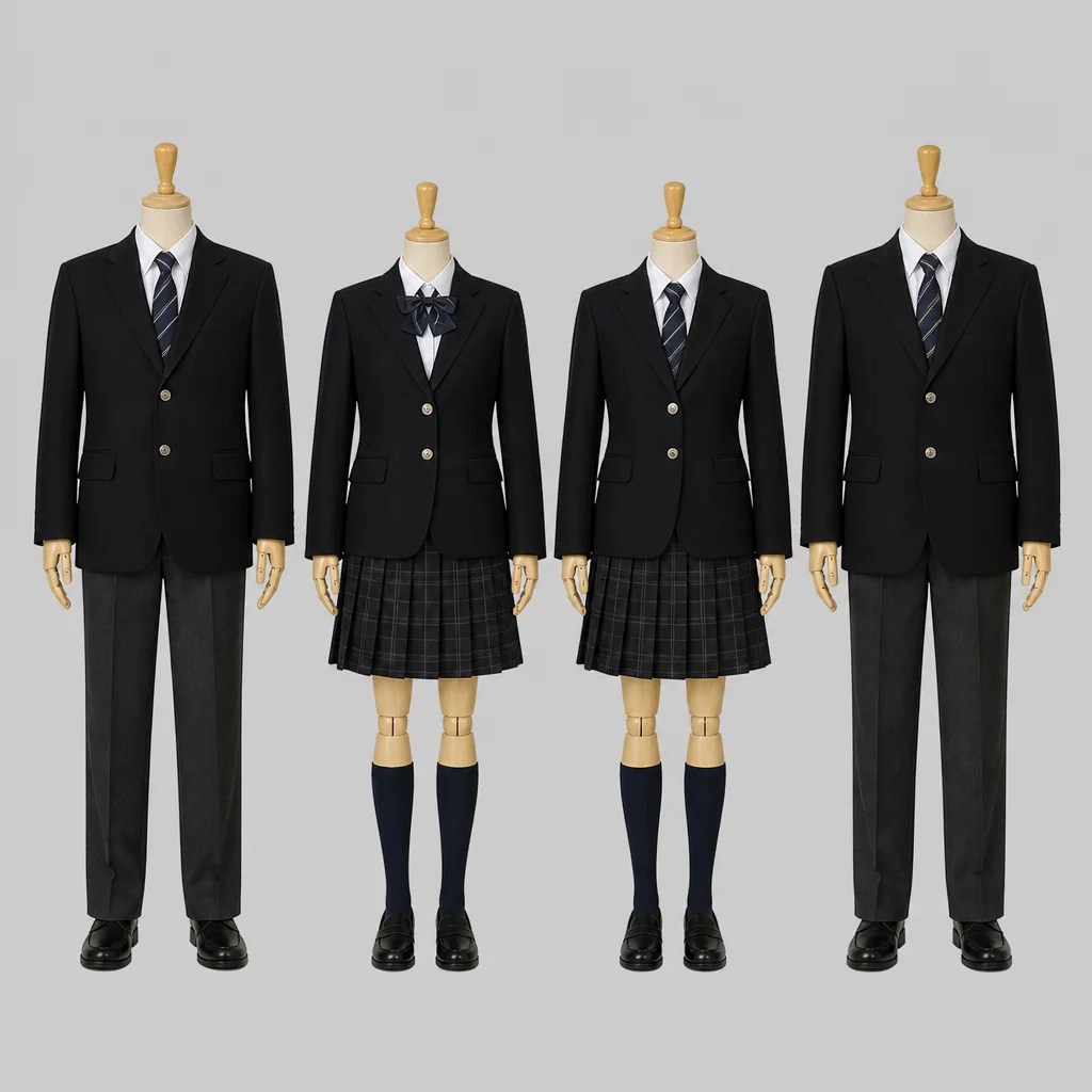 千歳丘高校の制服のイメージ