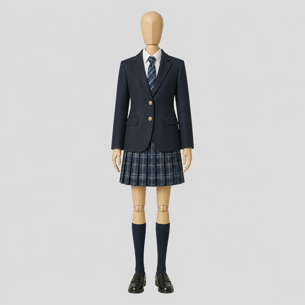 新宿山吹高校の女子の制服のイメージ