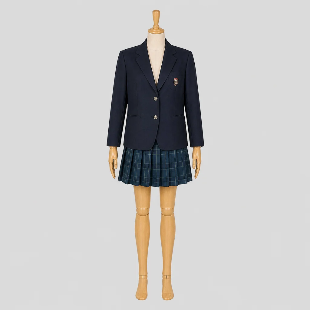 田柄高校の女子の制服のイメージ