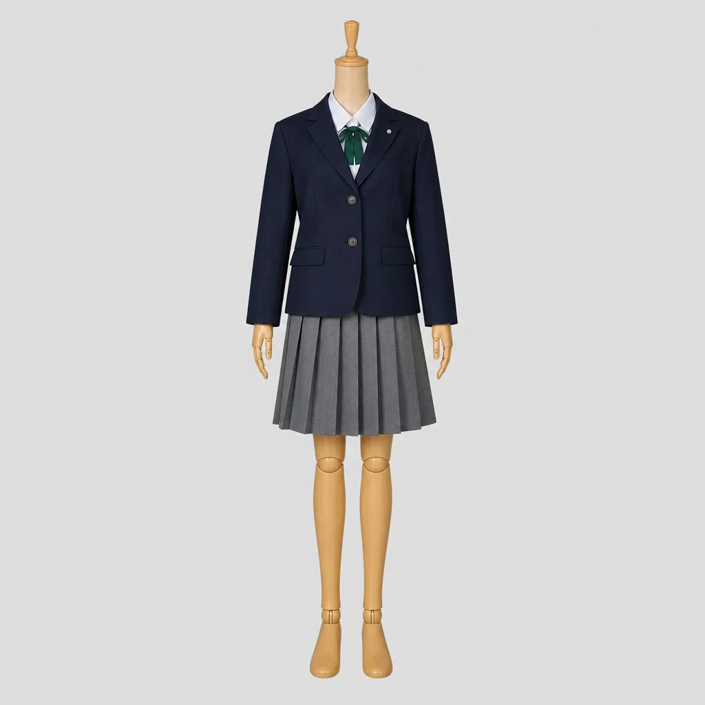 第四商業高校の女子の制服のイメージ