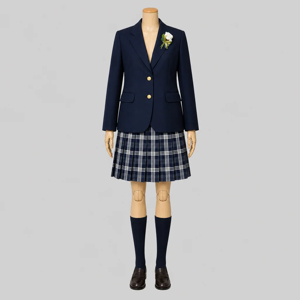 大山高校の女子の制服のイメージ