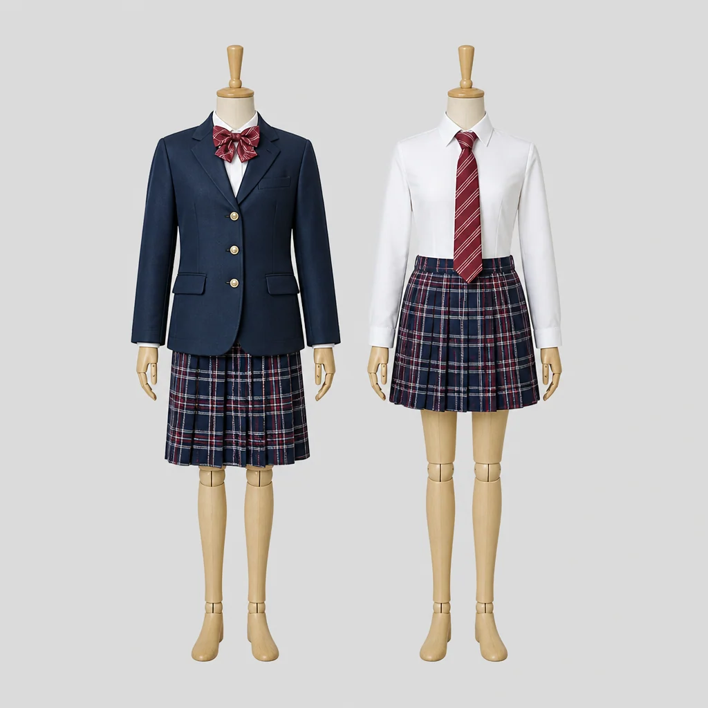 桐ヶ丘高校の女子の制服のイメージ