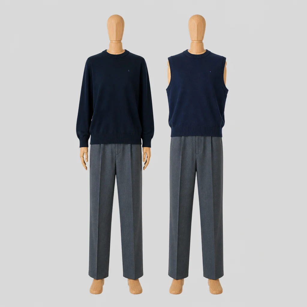 足立高校の制服のイメージ