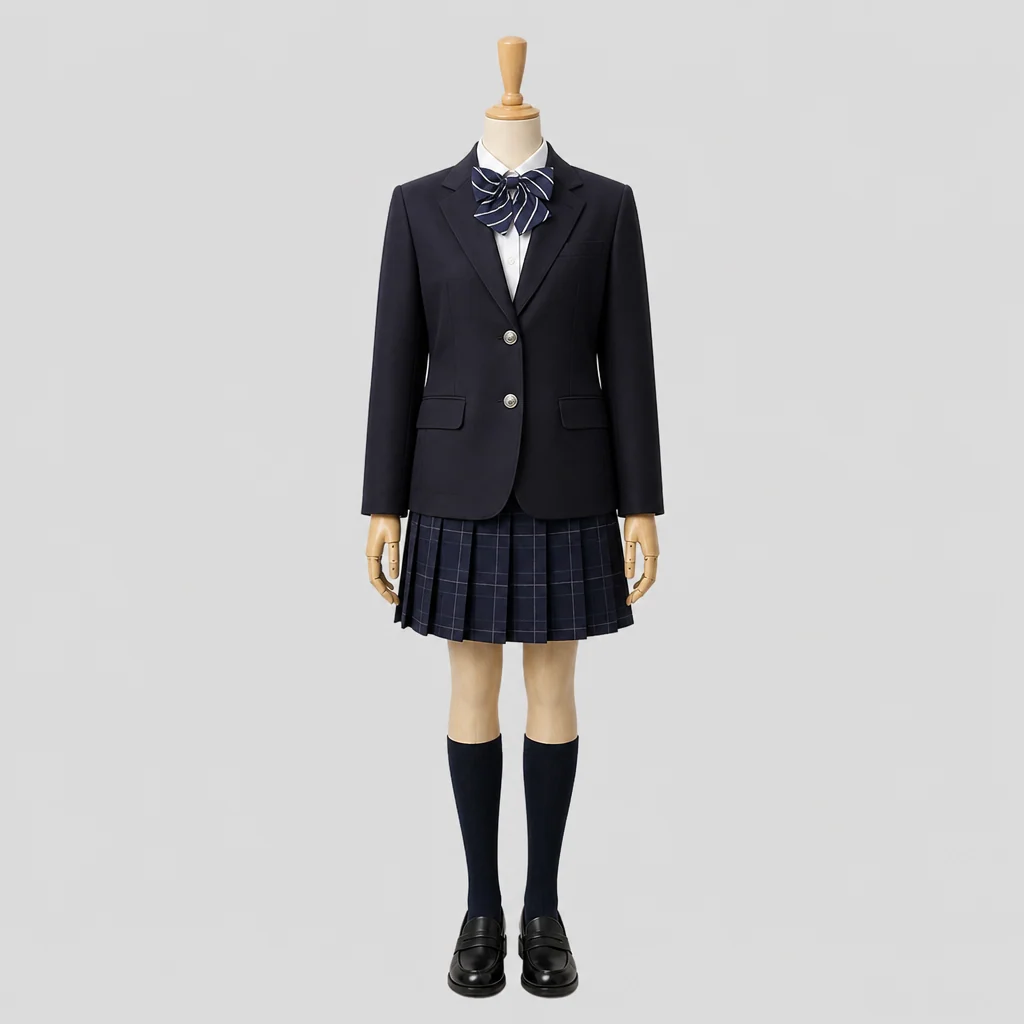 第三商業高校の女子の制服のイメージ