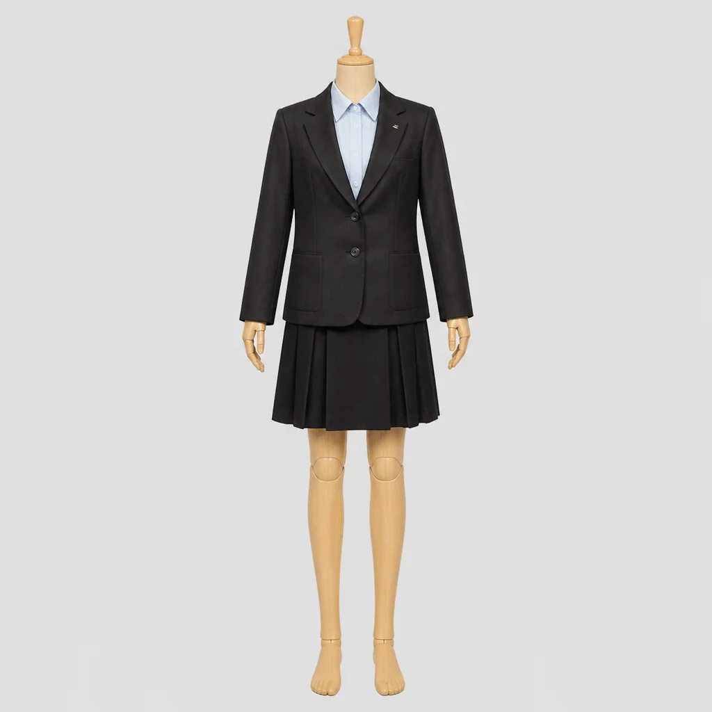 八王子東高校の女子の制服のイメージ