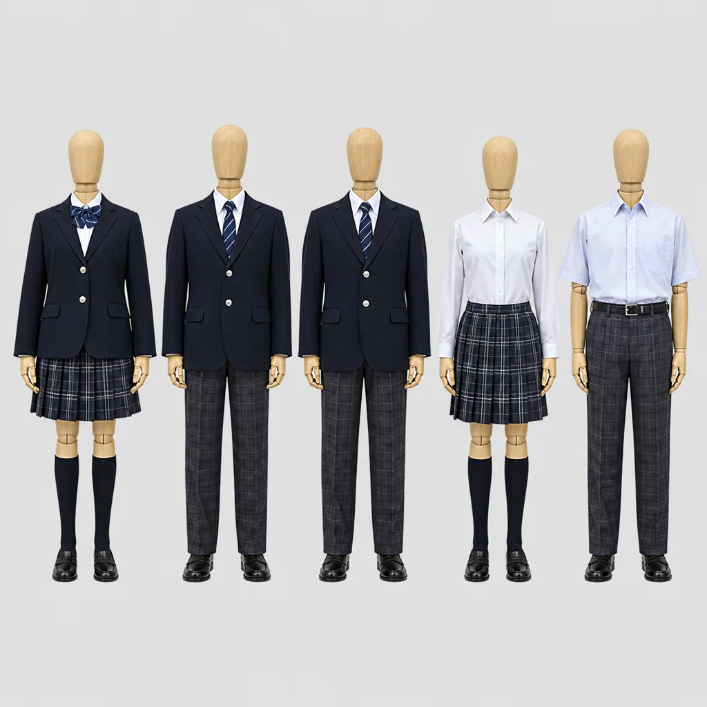 多摩工科高校の制服のイメージ