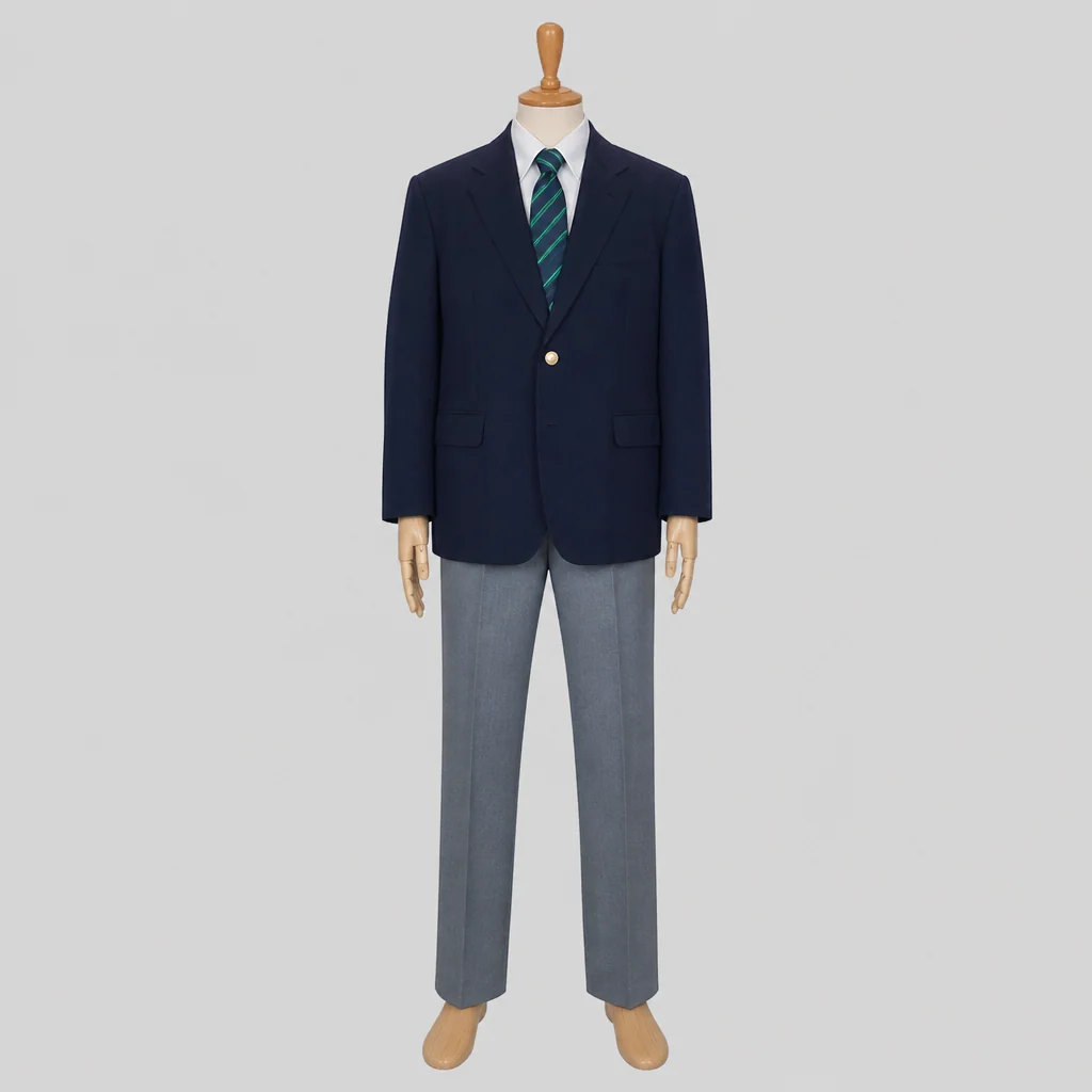 東村山高校の男子の制服のイメージ