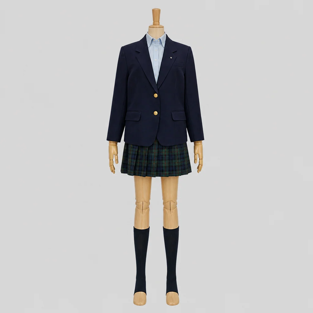 調布南高校の女子の制服のイメージ