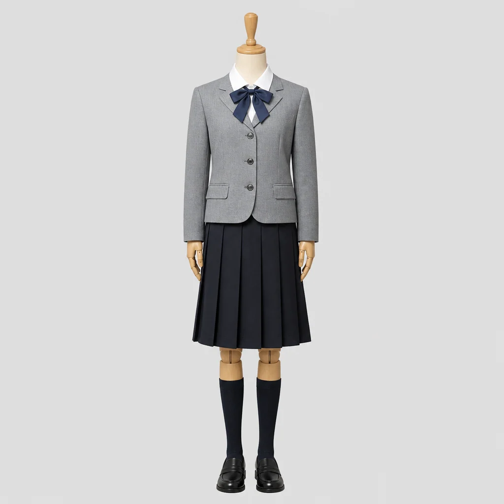 跡見学園高校の女子の制服のイメージ