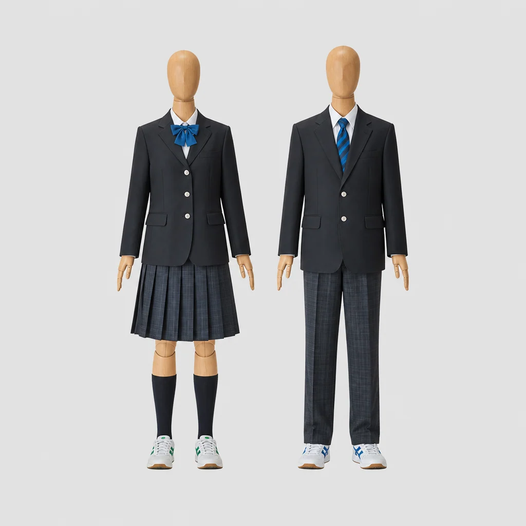 郁文館グローバル高校の制服のイメージ