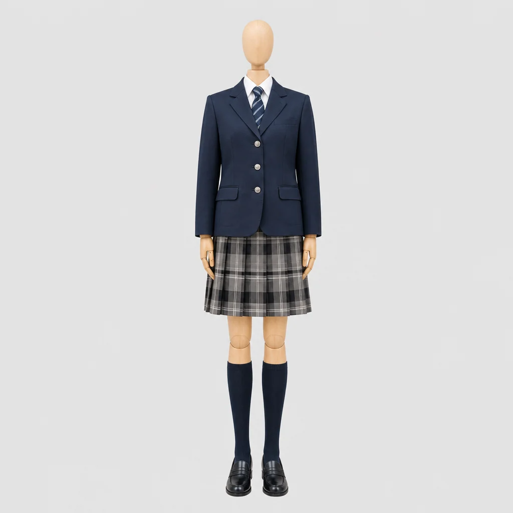 京華女子高校の女子の制服のイメージ