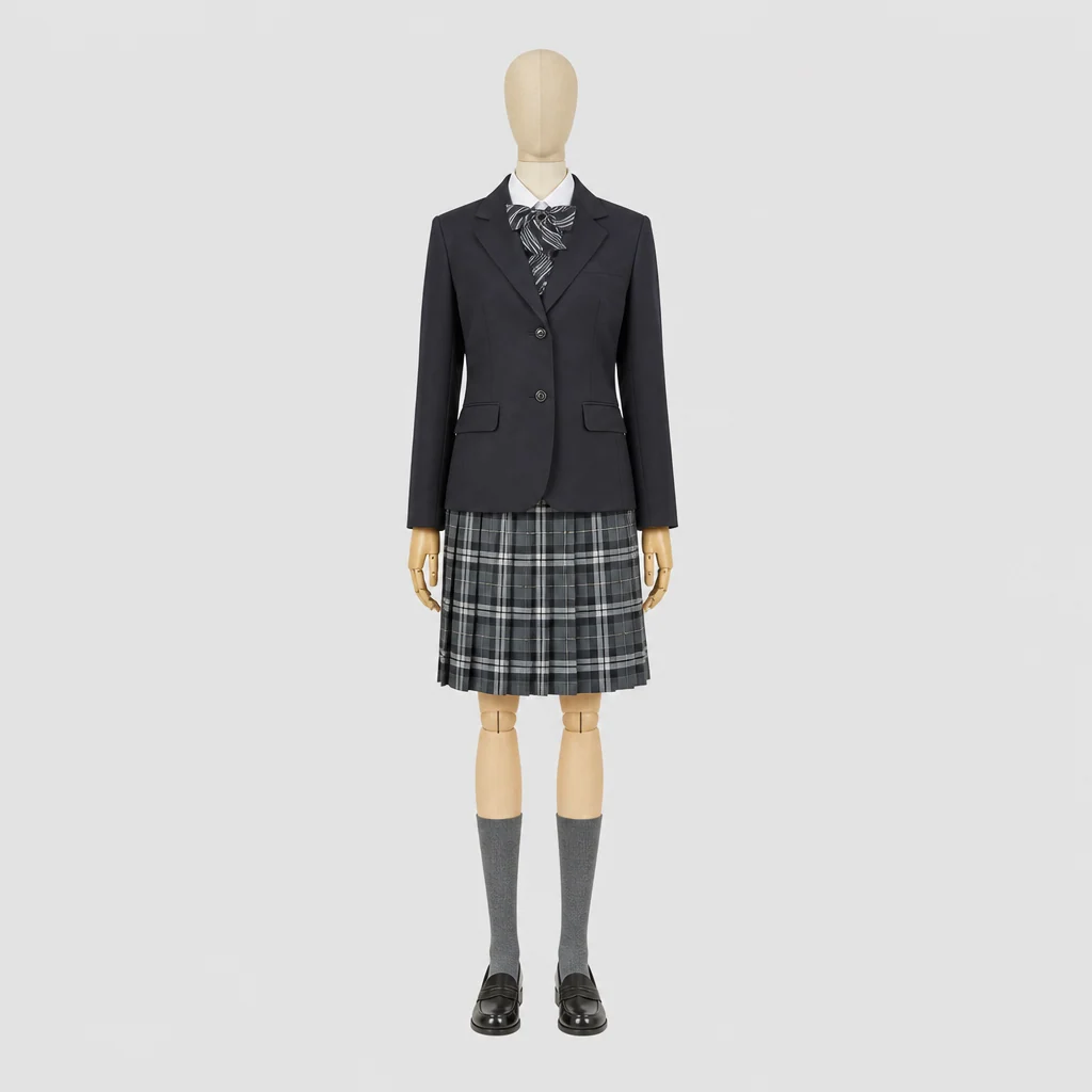 小石川淑徳学園高校の女子の制服のイメージ