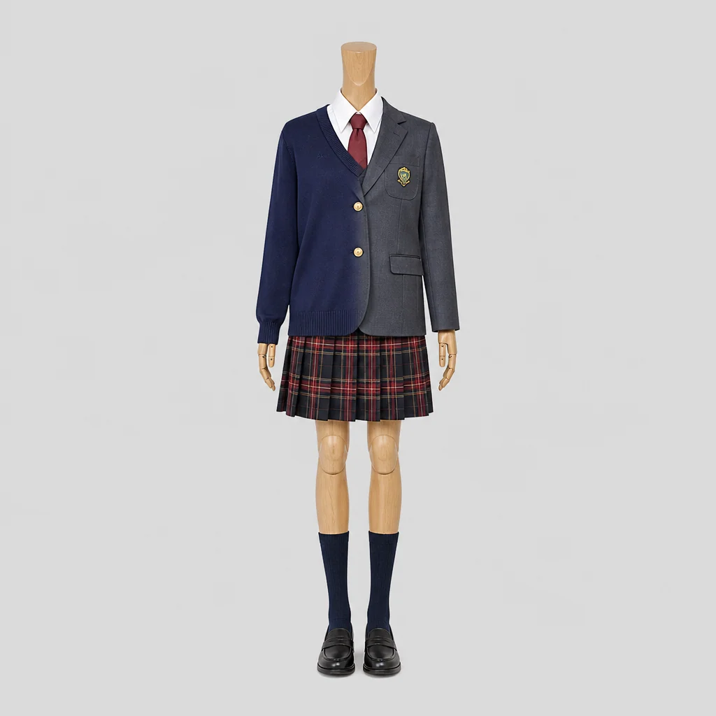 昭和第一高校の女子の制服のイメージ