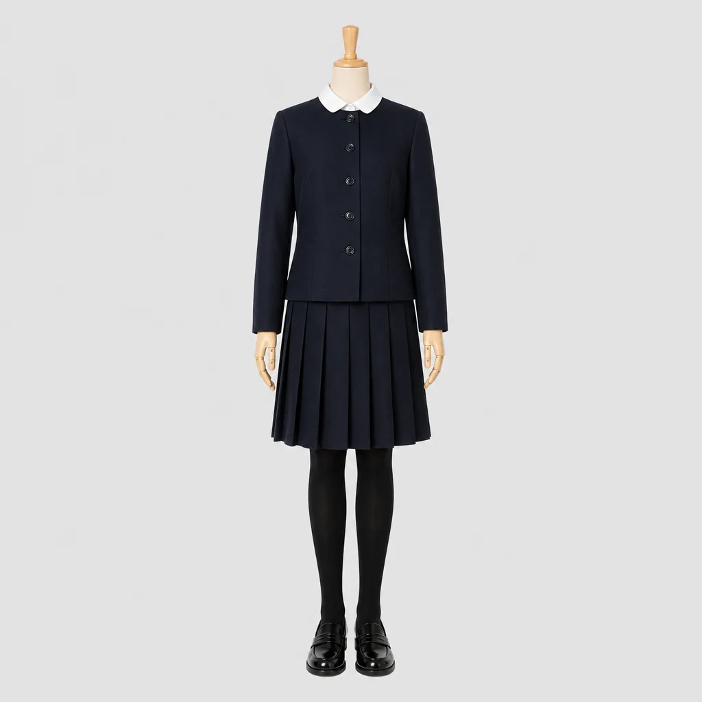 文京学院大学女子高校の女子の制服のイメージ