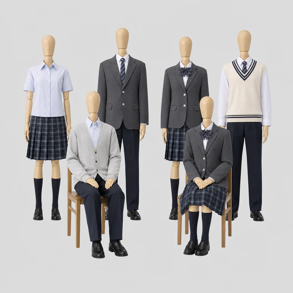 品川翔英高校の制服のイメージ