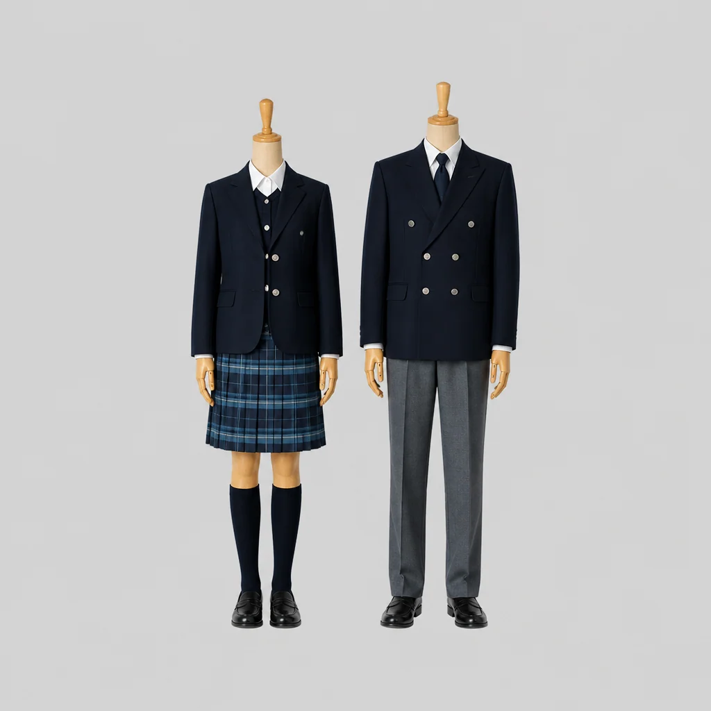 青稜高校の制服のイメージ