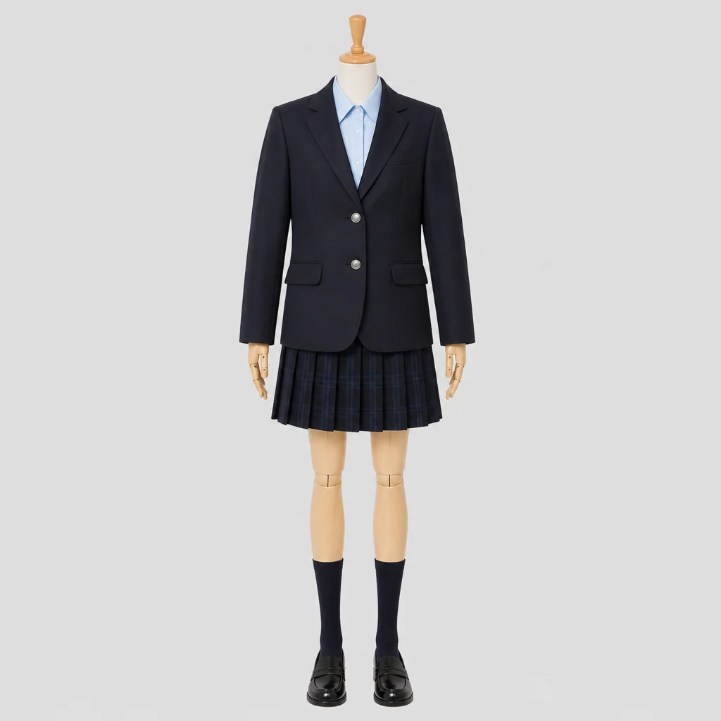 目黒学院高校の女子の制服のイメージ