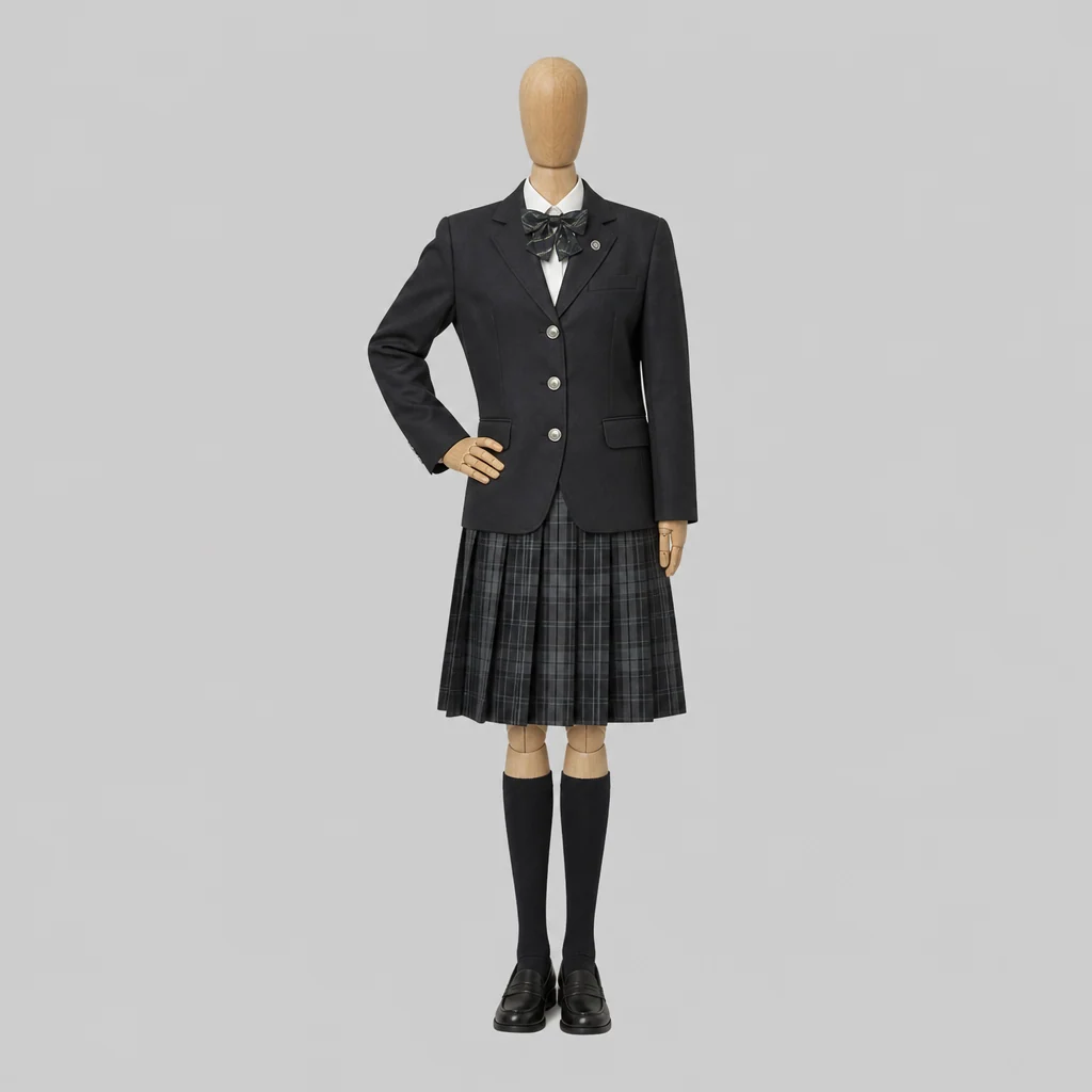 国本女子高校の女子の制服のイメージ