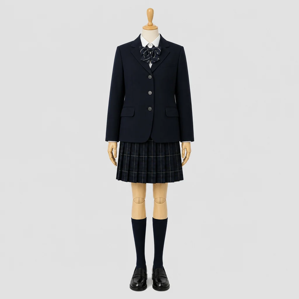 駒澤大学高校の女子の制服のイメージ