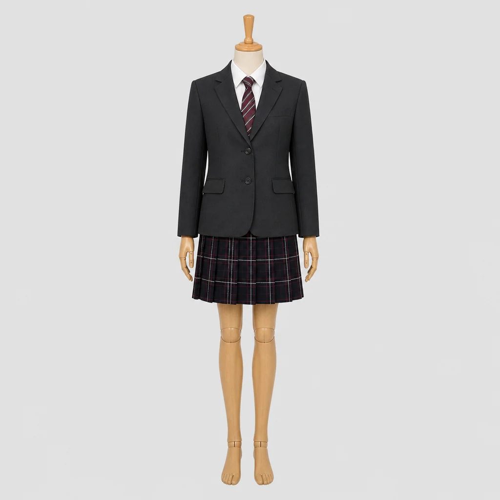 駒場学園高校の女子の制服のイメージ