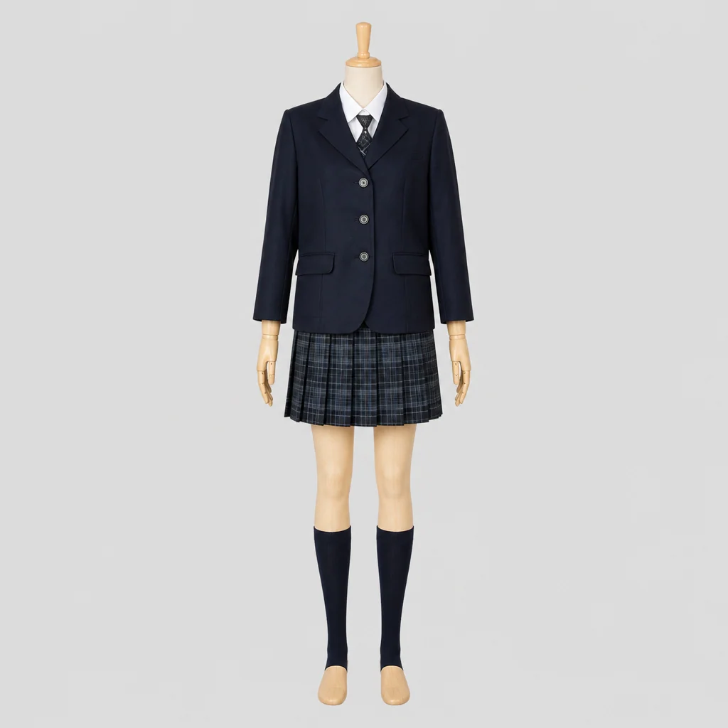 昭和女子大学附属昭和高校の女子の制服のイメージ