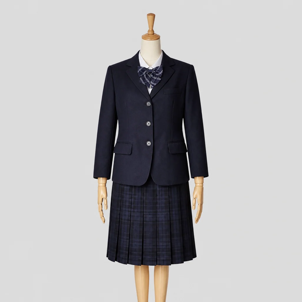 東京都市大学等々力高校の女子の制服のイメージ
