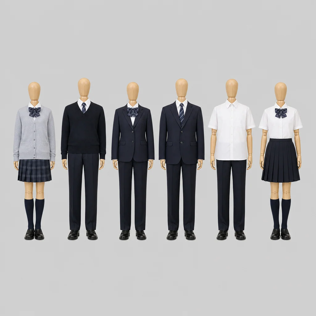青山学院高等部の制服のイメージ