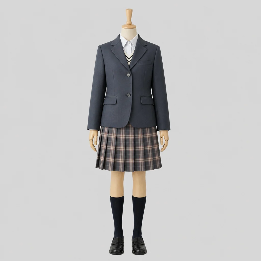 渋谷教育学園渋谷高校の女子の制服のイメージ