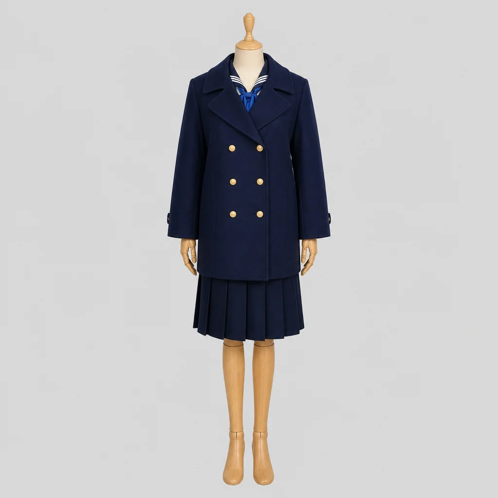 東京女学館高校の女子の制服のイメージ