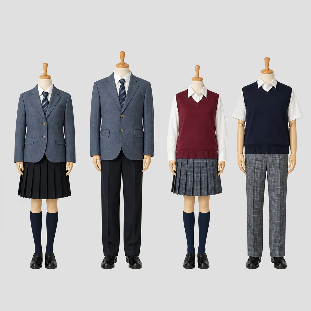 新渡戸文化高校の制服のイメージ