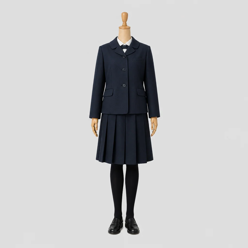 女子美術大学付属高校の女子の制服のイメージ