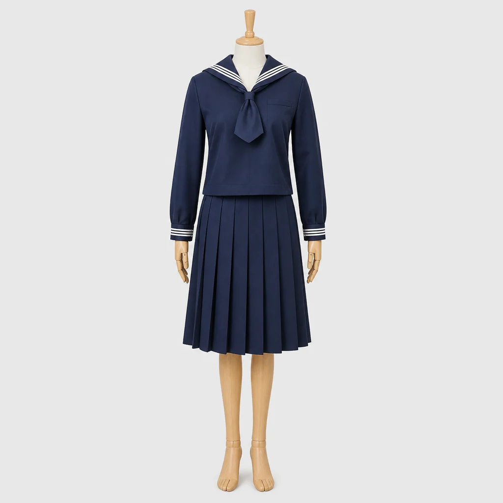 十文字高校の女子の制服のイメージ