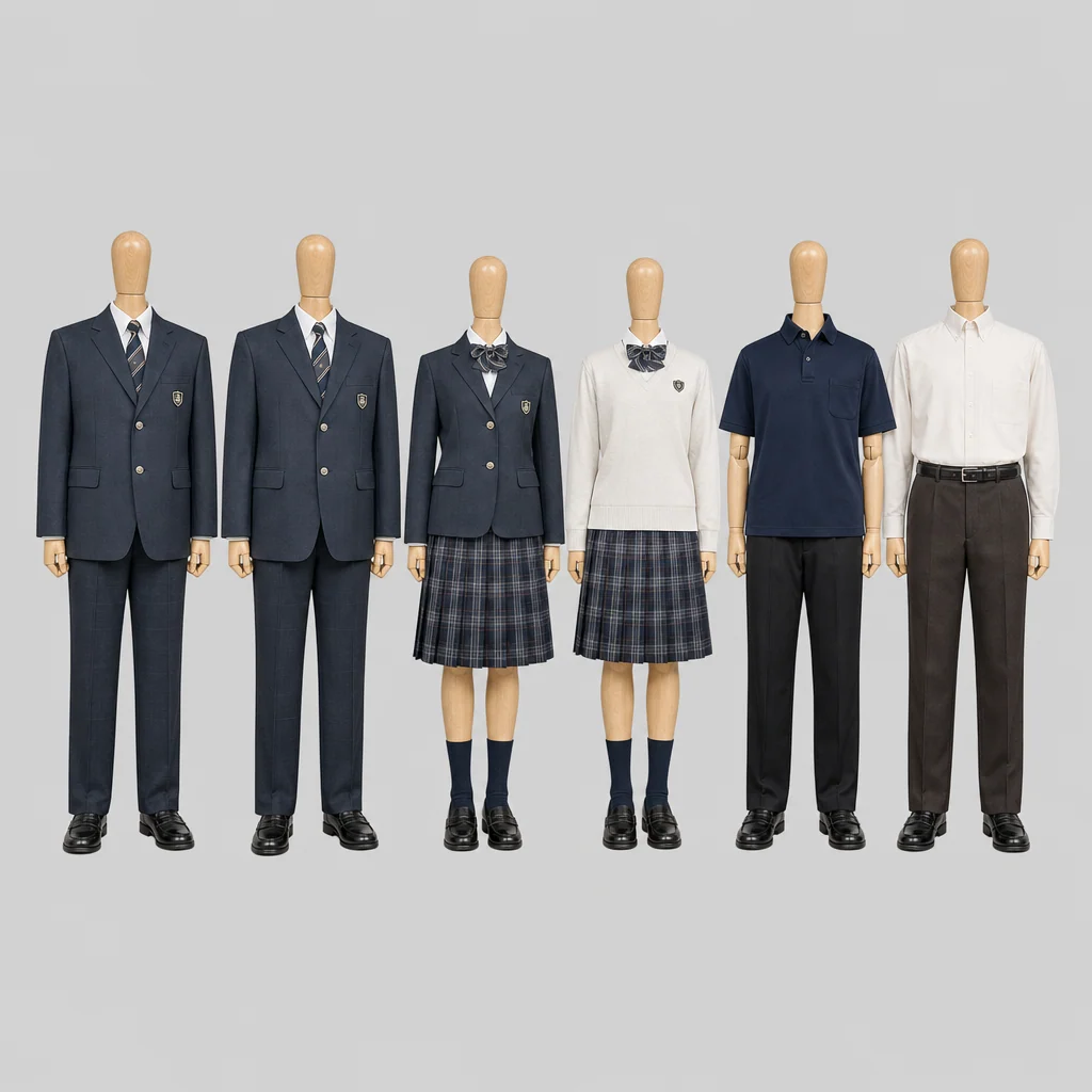 桜丘高校の制服のイメージ