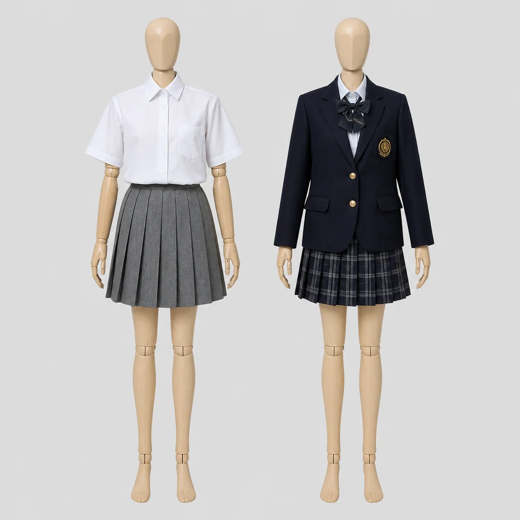 東京成徳大学高校の女子の制服のイメージ