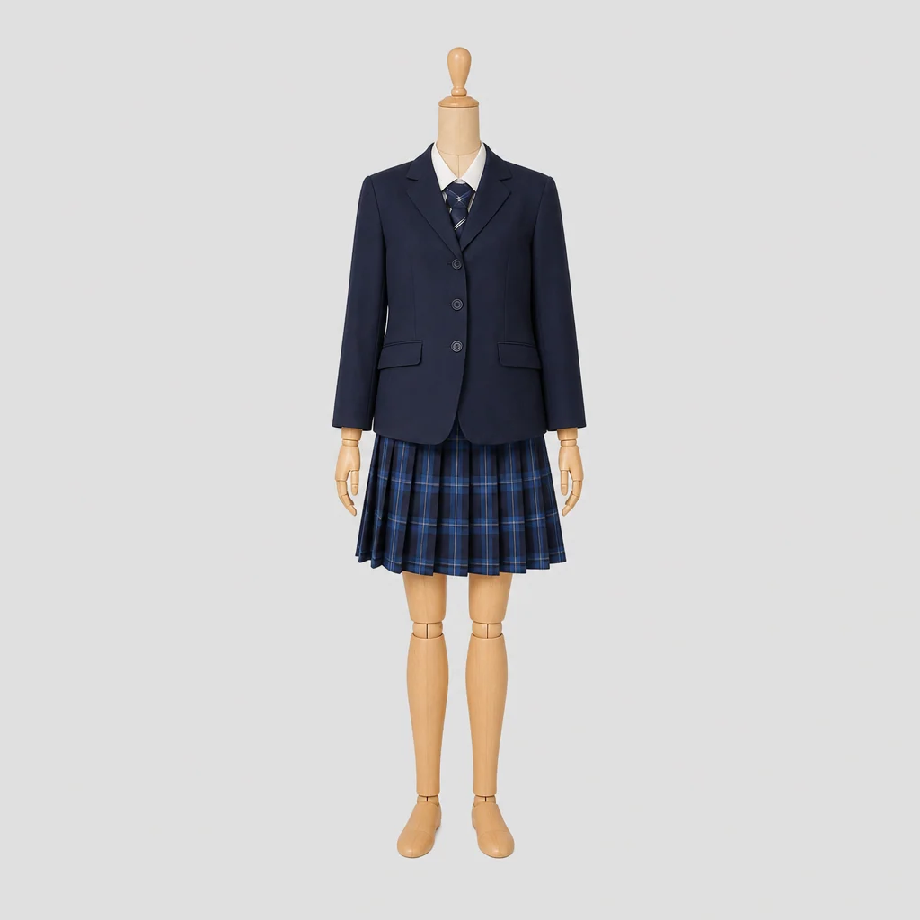 東京家政大学附属女子高校の女子の制服のイメージ