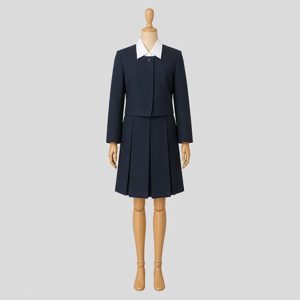 東京純心女子高校の女子の制服のイメージ