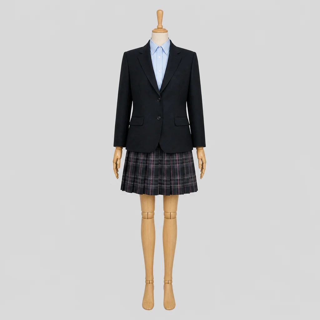 共立女子第二高校の女子の制服のイメージ