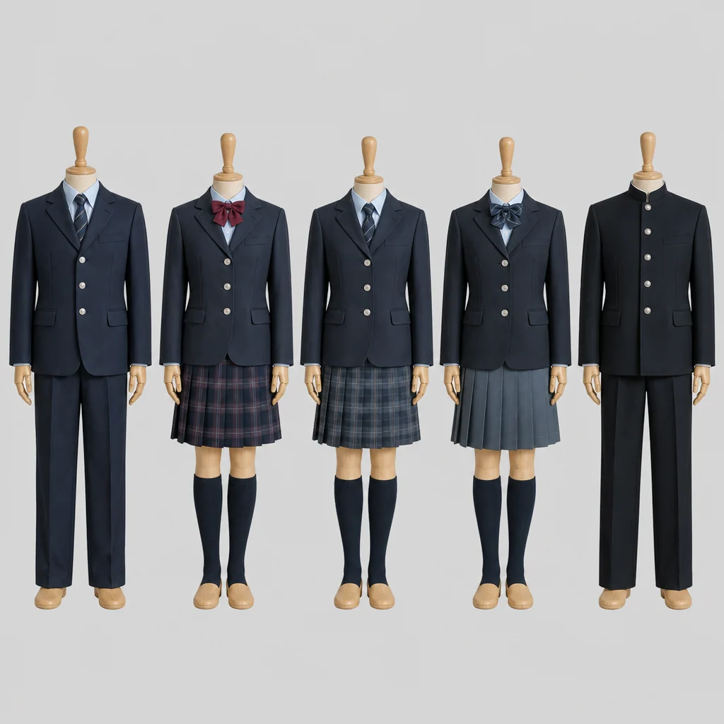 明治大学付属八王子高校の制服のイメージ