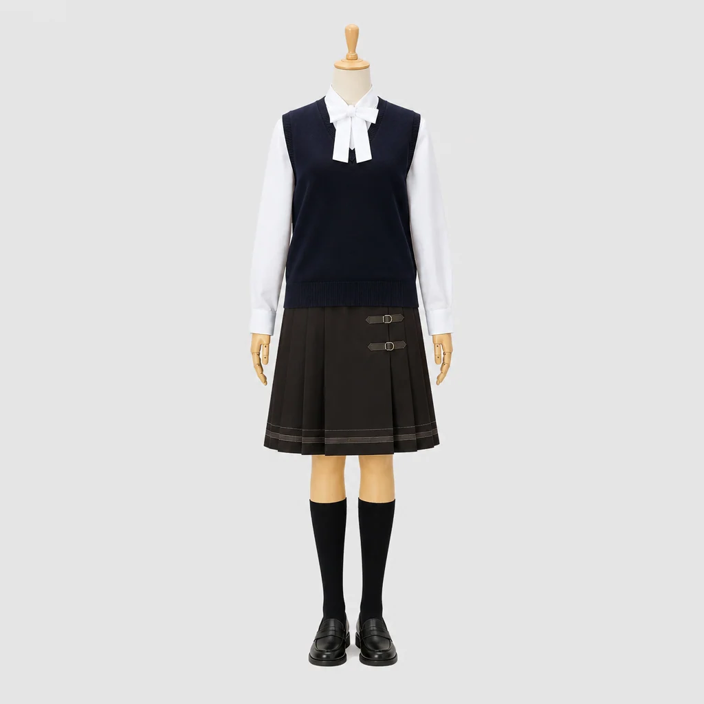 立川女子高校の女子の制服のイメージ