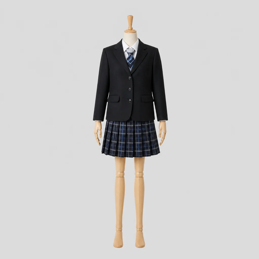白梅学園高校の女子の制服のイメージ