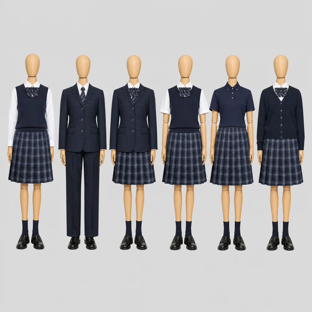 東京文華高校の制服のイメージ