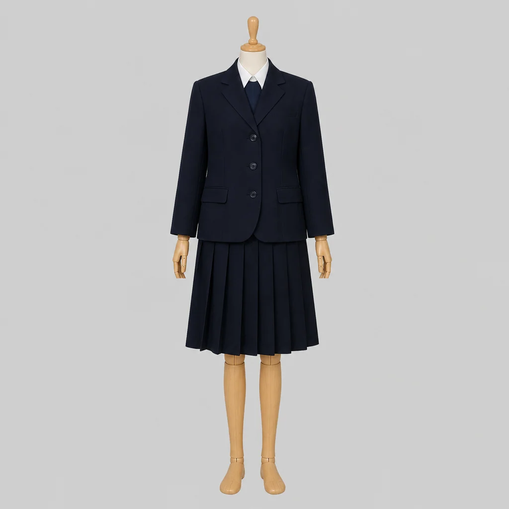 新城高校の女子の制服のイメージ