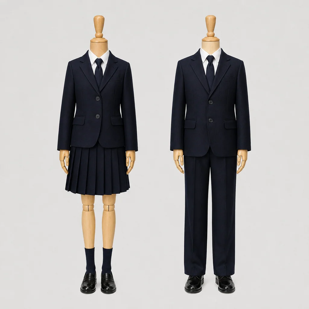 百合丘高校の制服のイメージ
