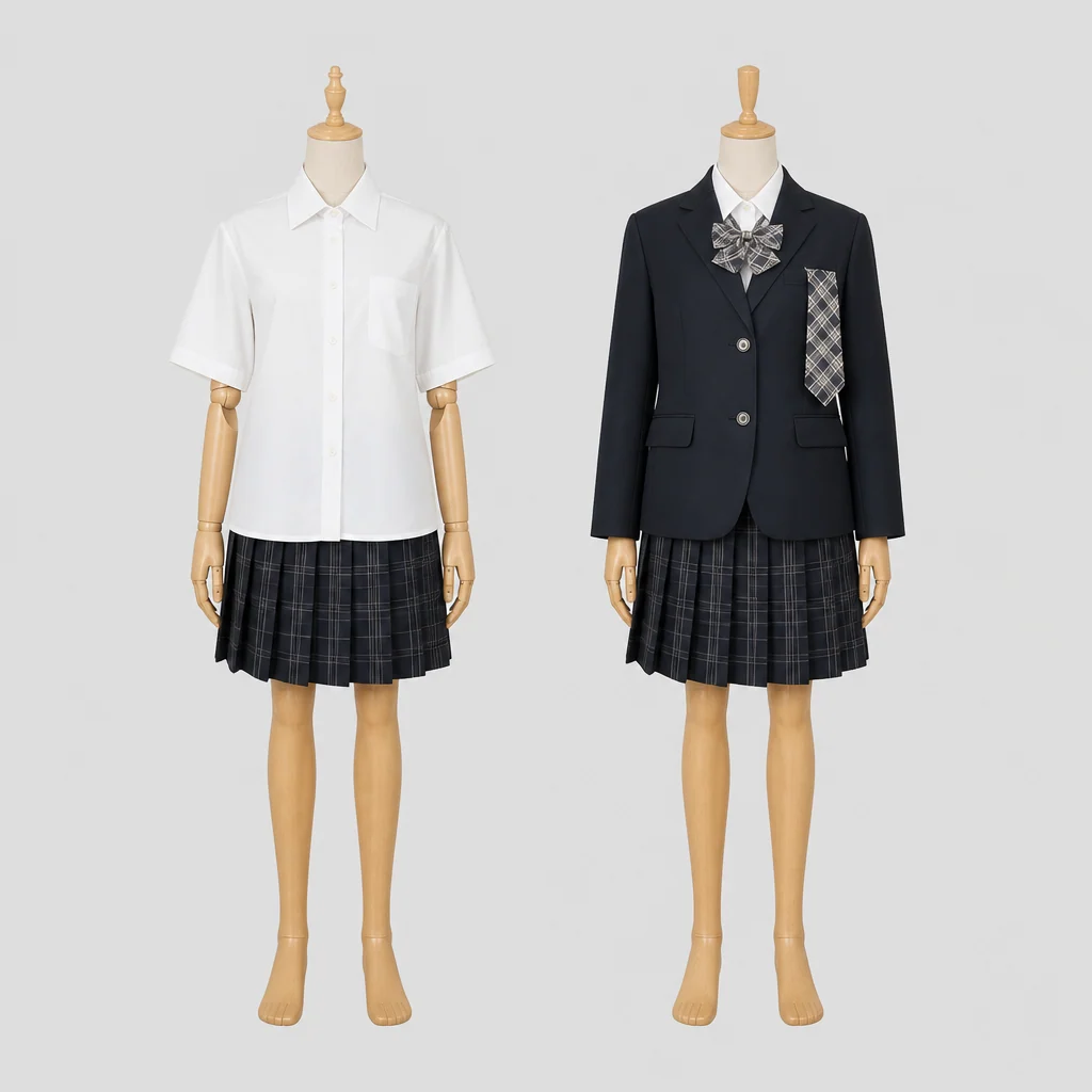 橋本高校の女子の制服のイメージ