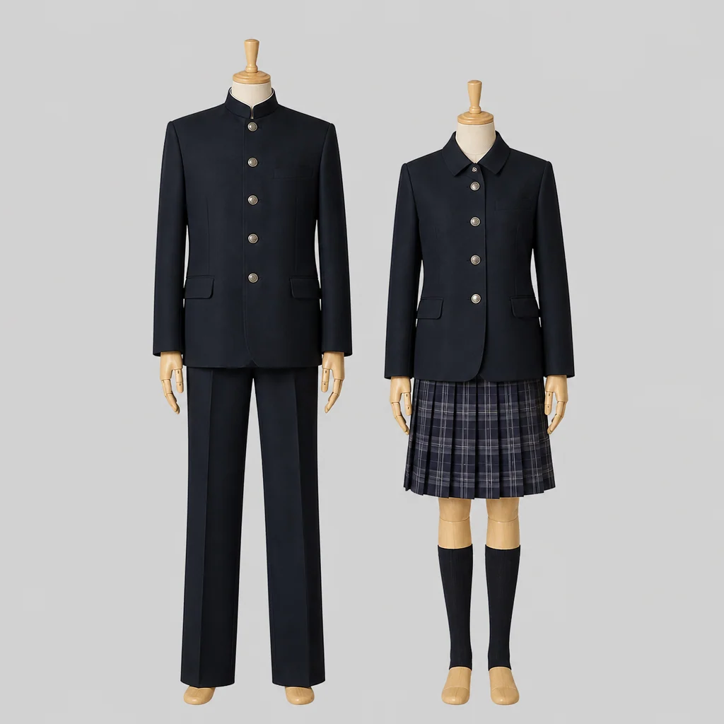 二宮高校の制服のイメージ