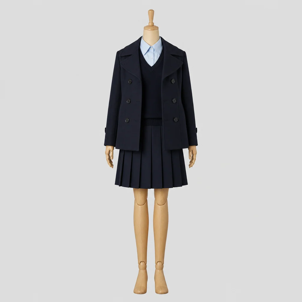 白鵬女子高校の女子の制服のイメージ