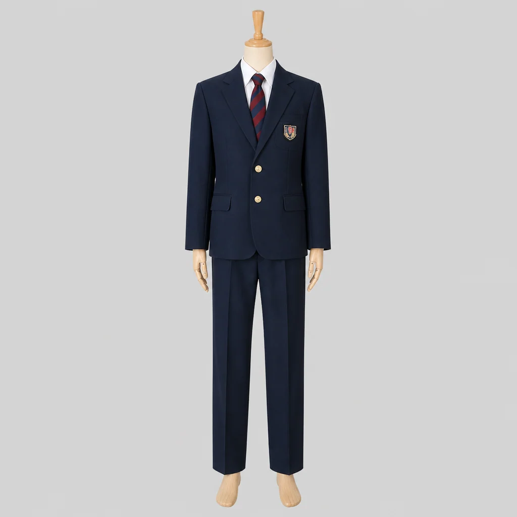 武相高校の男子の制服のイメージ